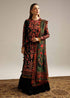 FULLY EMBROIDERED 3PC DHANAK DRESS WITH DIGITAL PRINTED DHANAK SHAWL-EZ745
